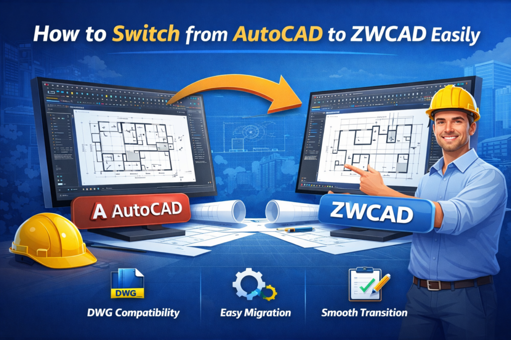 Switch autocad to ZWCAD